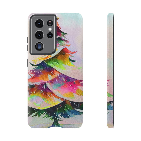 Swooshy Christmas Tree - Impact Resistant Phone Case Samsung Galaxy S21 Ultra Matte